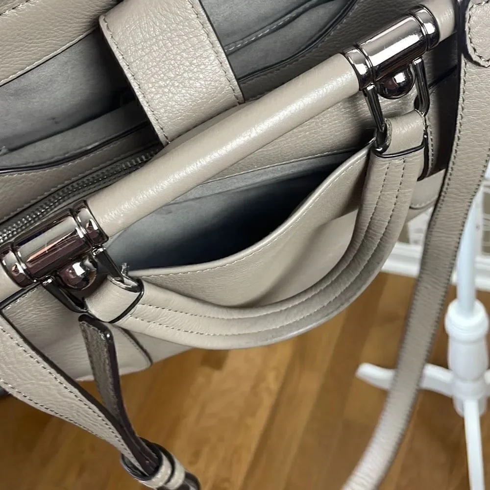 Vince Camuto Carla Grey Multi Snake Satchel